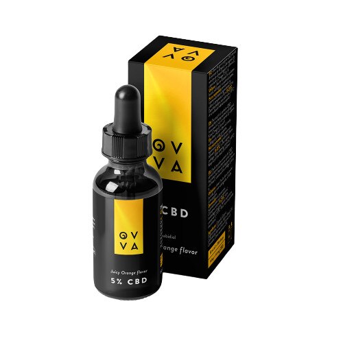 Ulei CBD, OVVA, 5% CBD, Aroma Portocale, 10 ml
