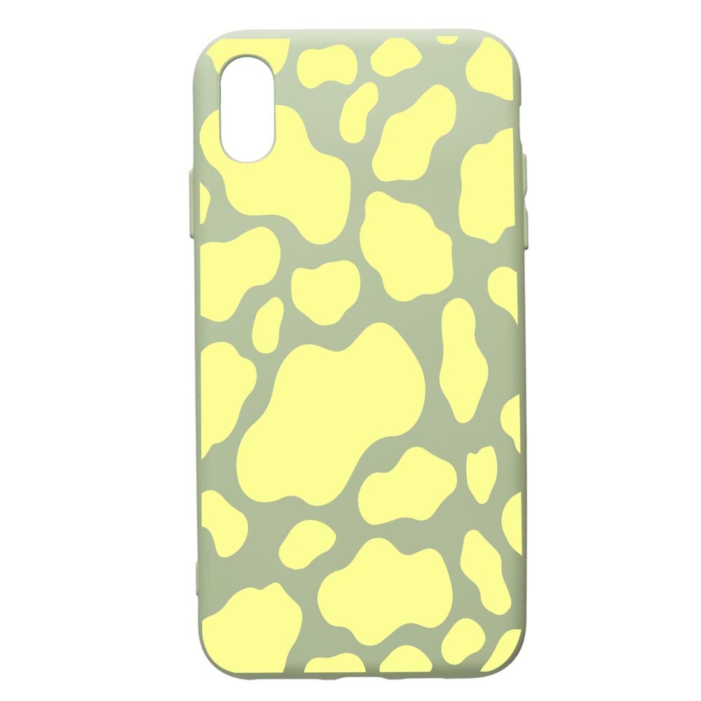 Husa Premium Silicon Compatibila Cu Samsung Galaxy A10, Yellow Cow, cu interiorul din material textil, protectie camera, Beryl, PGR787