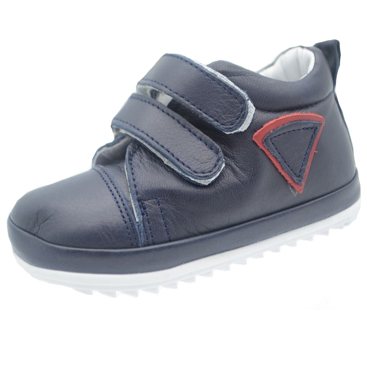 Pantofi ortopedici din piele pentru baieti Small Foot SMFT5B-20, Bleumarin 58980