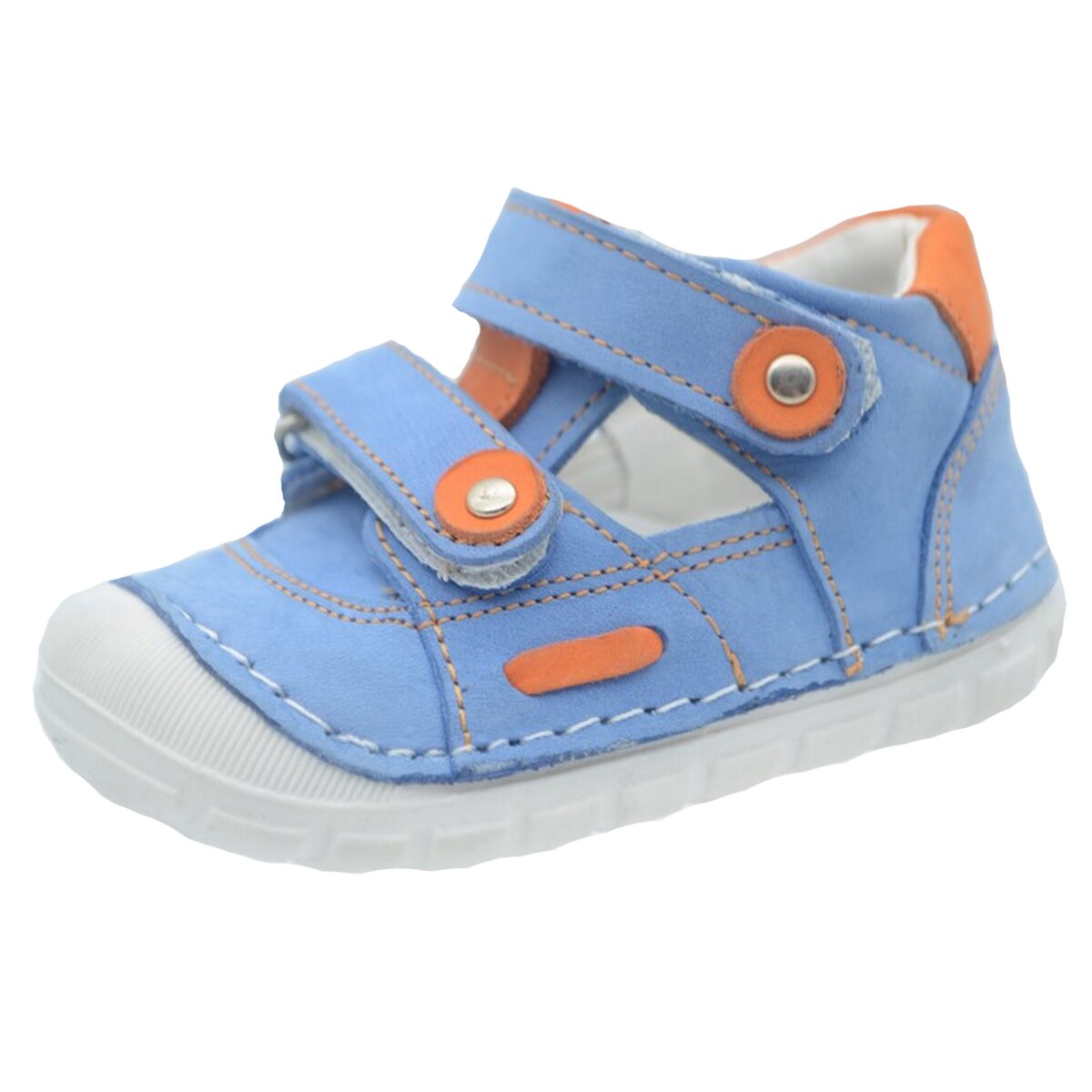 Pantofi ortopedici din piele pentru baieti Small Foot SMFT4B, Albastru 58967