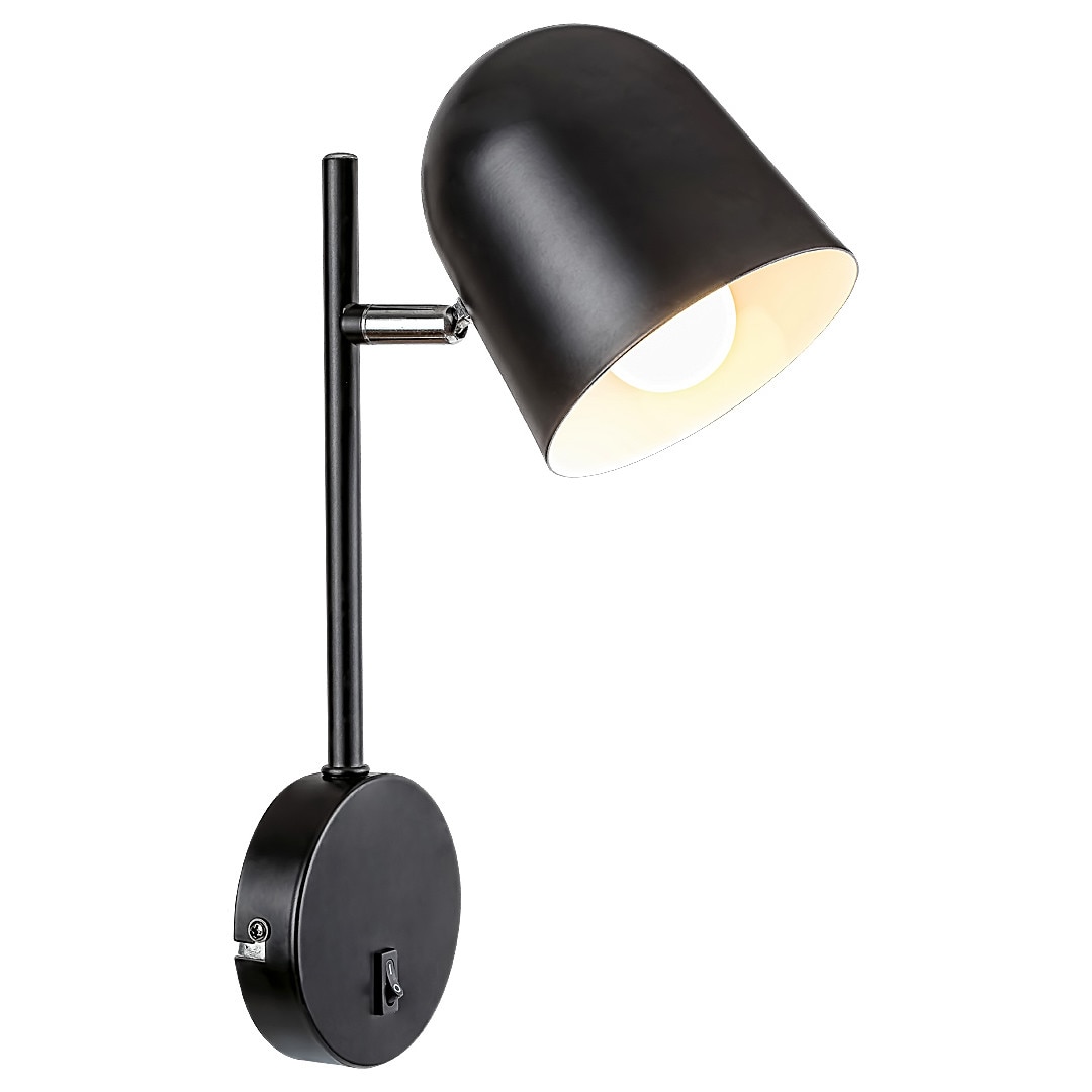 Aplica Egon Rabalux, 1xE14, Metal, Negru mat, H33cm
