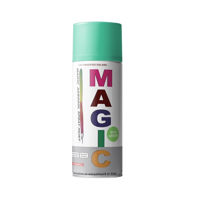 Spray vopsea Magic verde 6018 450 ml