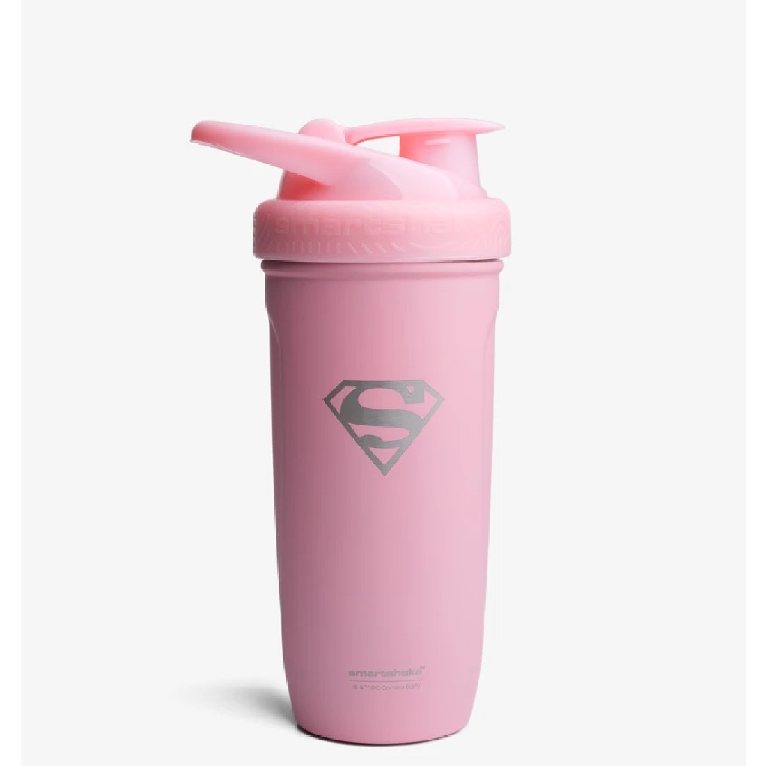 Shaker Smartshake Reforce, Otel inoxidabil, Supergirl, Roz, 900 ml