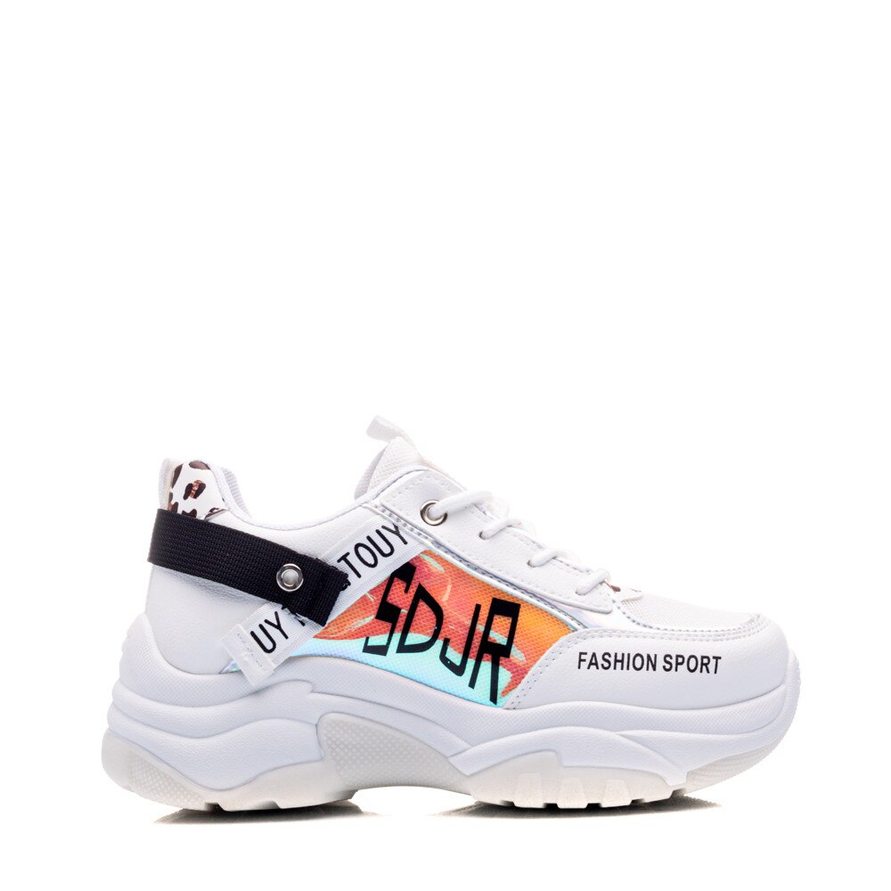 Pantofi sport dama Rodica alb, Alb