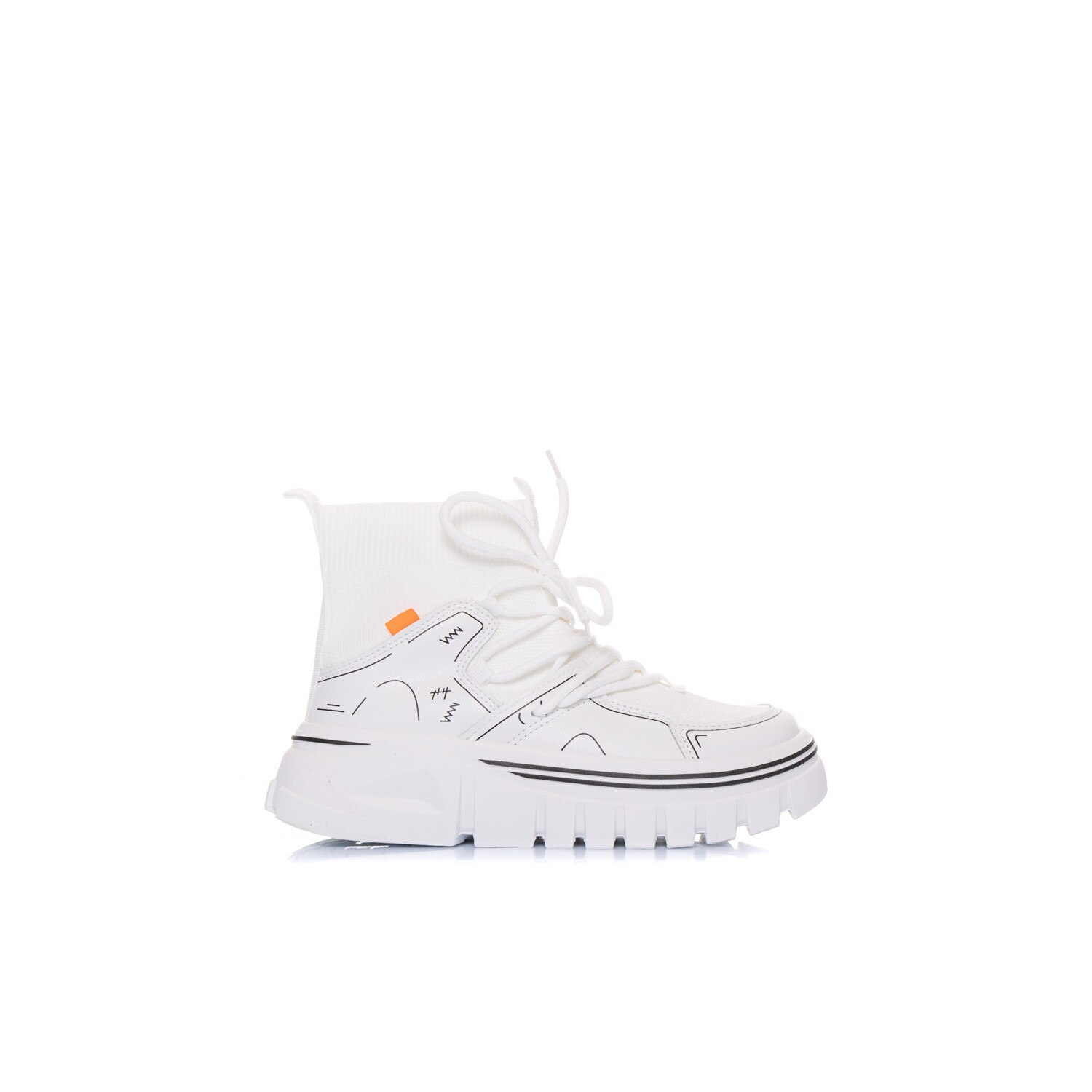 Pantofi sport dama Laryna, Alb