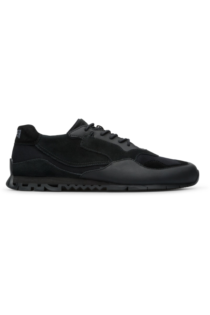 Pantofi sport Nothing, Camper, Piele nabuc/Textil, 41, Negru