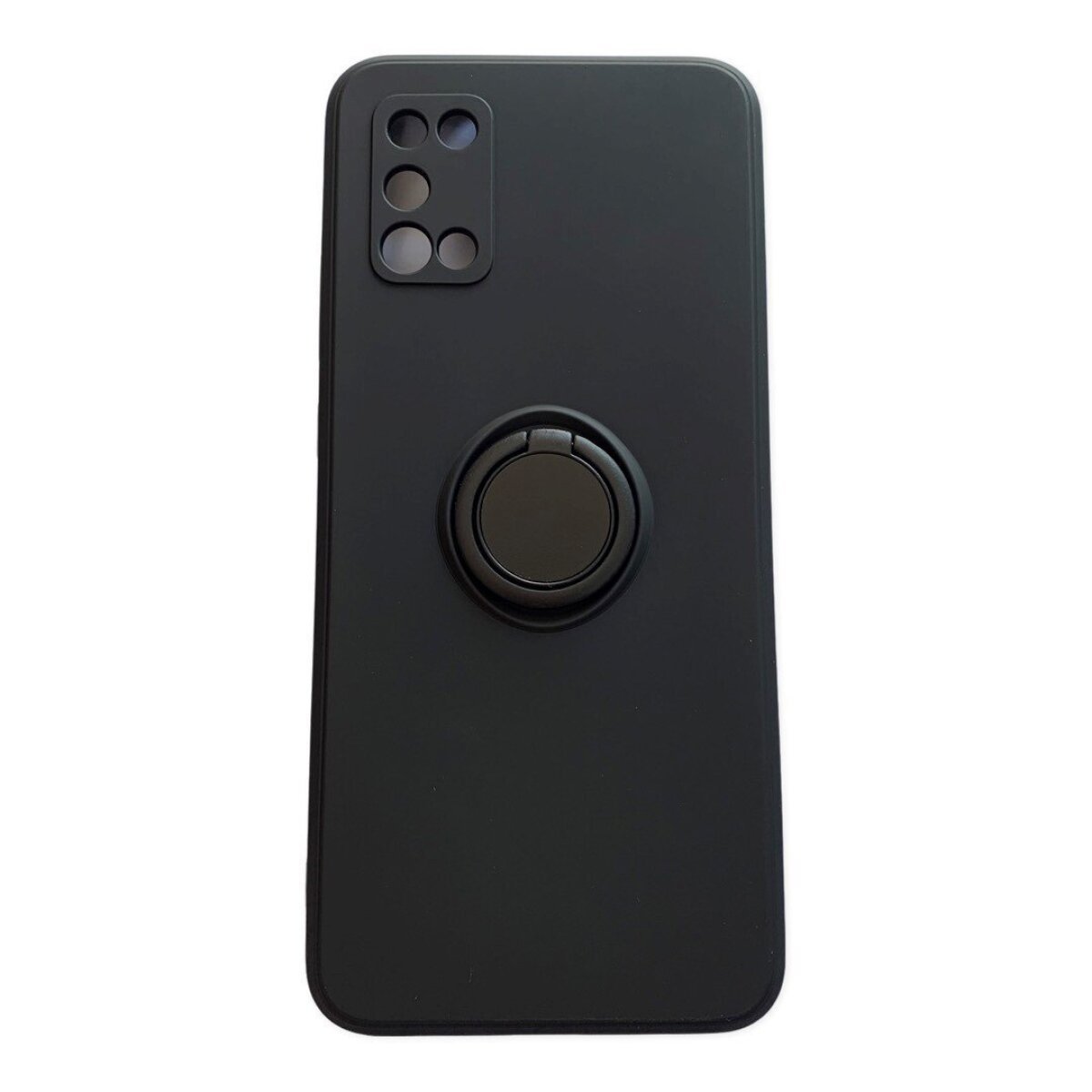 Husa Cover Silicon Finger Grip pentru Samsung A02s Negru