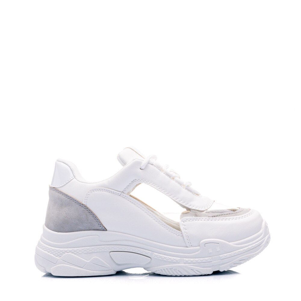 Pantofi sport dama Cynthia alb, Alb