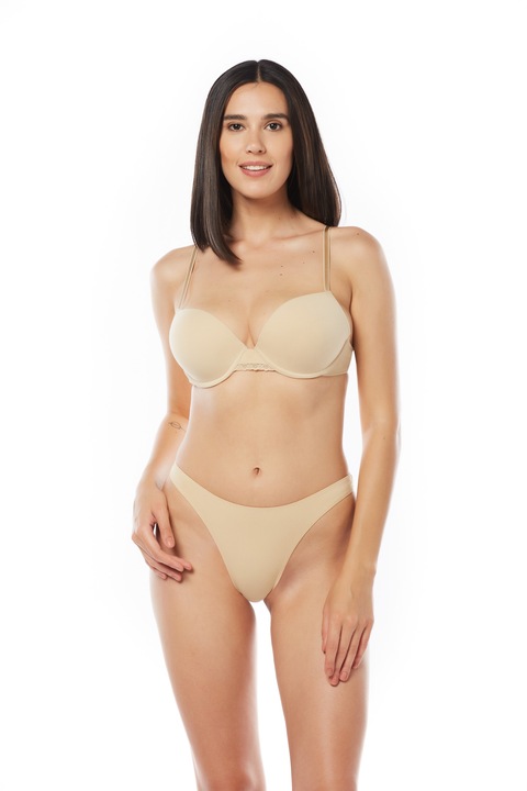 Sutien cu armatura dama SN27, bej, Uniconf, 70C