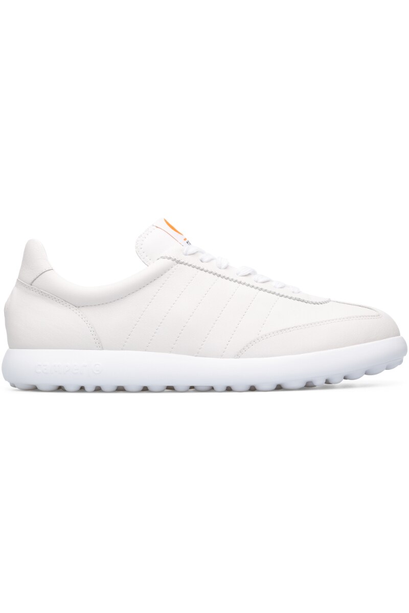 Tenisi casual cu sireturi Pelotas XLF, Camper, Piele naturala, Alb, Alb