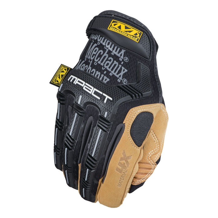 Manusi protectia muncii, piele sintetica, Mechanix Material4X M-Pact