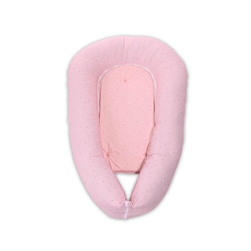 Saltea Lorelli Cuib Baby Nest 3 in 1 Pink Moons & Stars