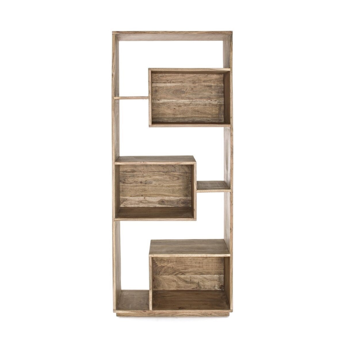 Bibioteca din lemn maro Corbin 72 cm x 35 cm x 180 h