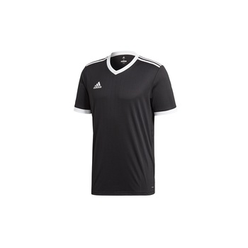 Tricou Adidas JR Table 18, Poliester, Negru, 128 cm Tricou Adidas JR Table 18, Poliester, Negru, 128 cm