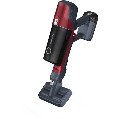 Aspirator vertical ROWENTA X-Pert 6.60 Animal Care RH6879WO, 37 W, 2 trepte de viteza, autonomie de 45 minute, iluminare LED, functie BOOST, baterie detasabila, baza de incarcare, rosu&gri