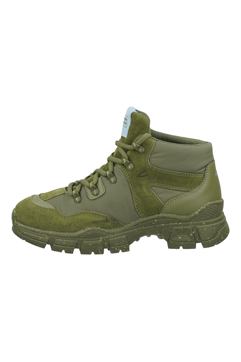 Camel Active, Ghete cu insertii de piele intoarsa, Verde oliv