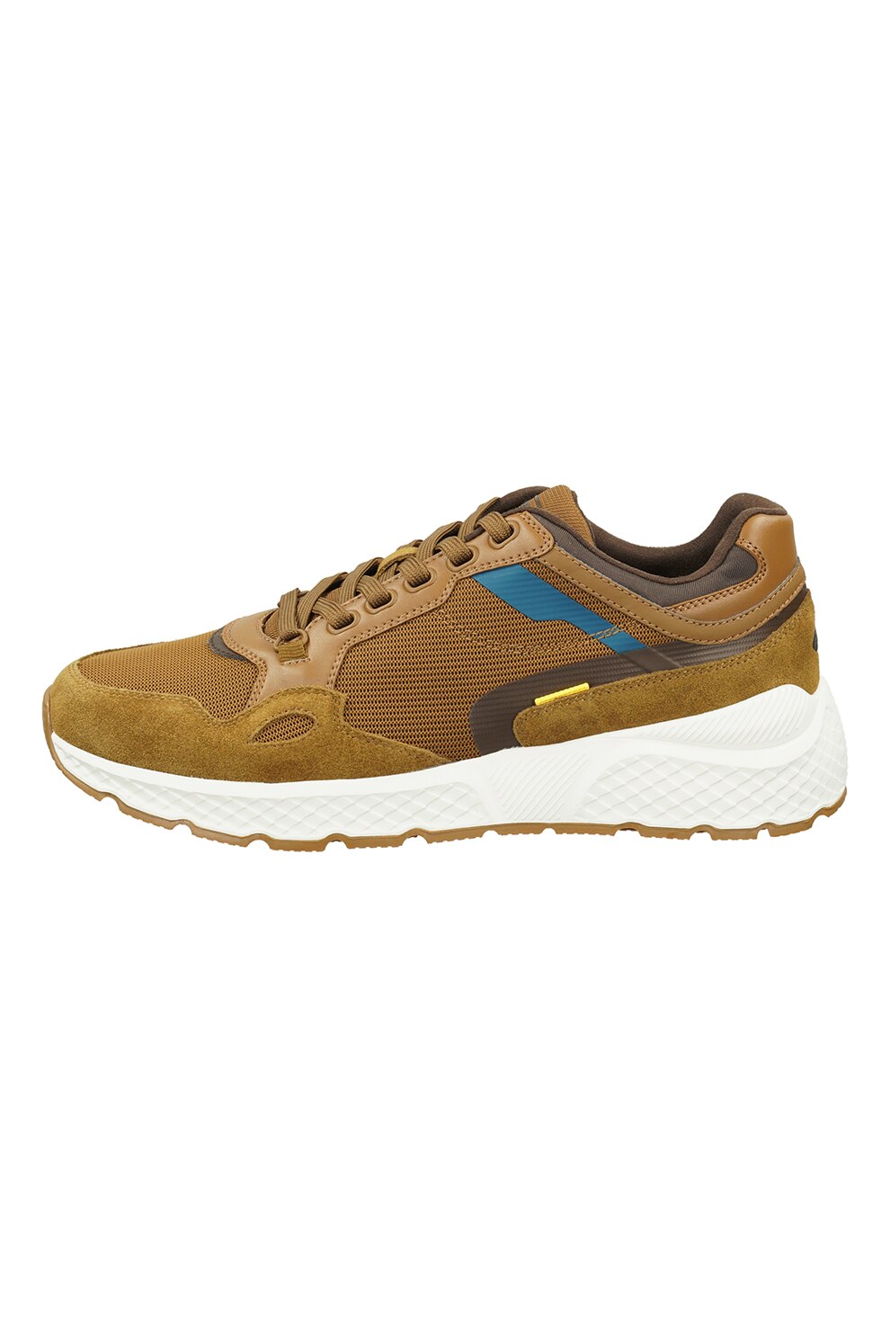 Camel Active, Pantofi sport colorblock, Maro