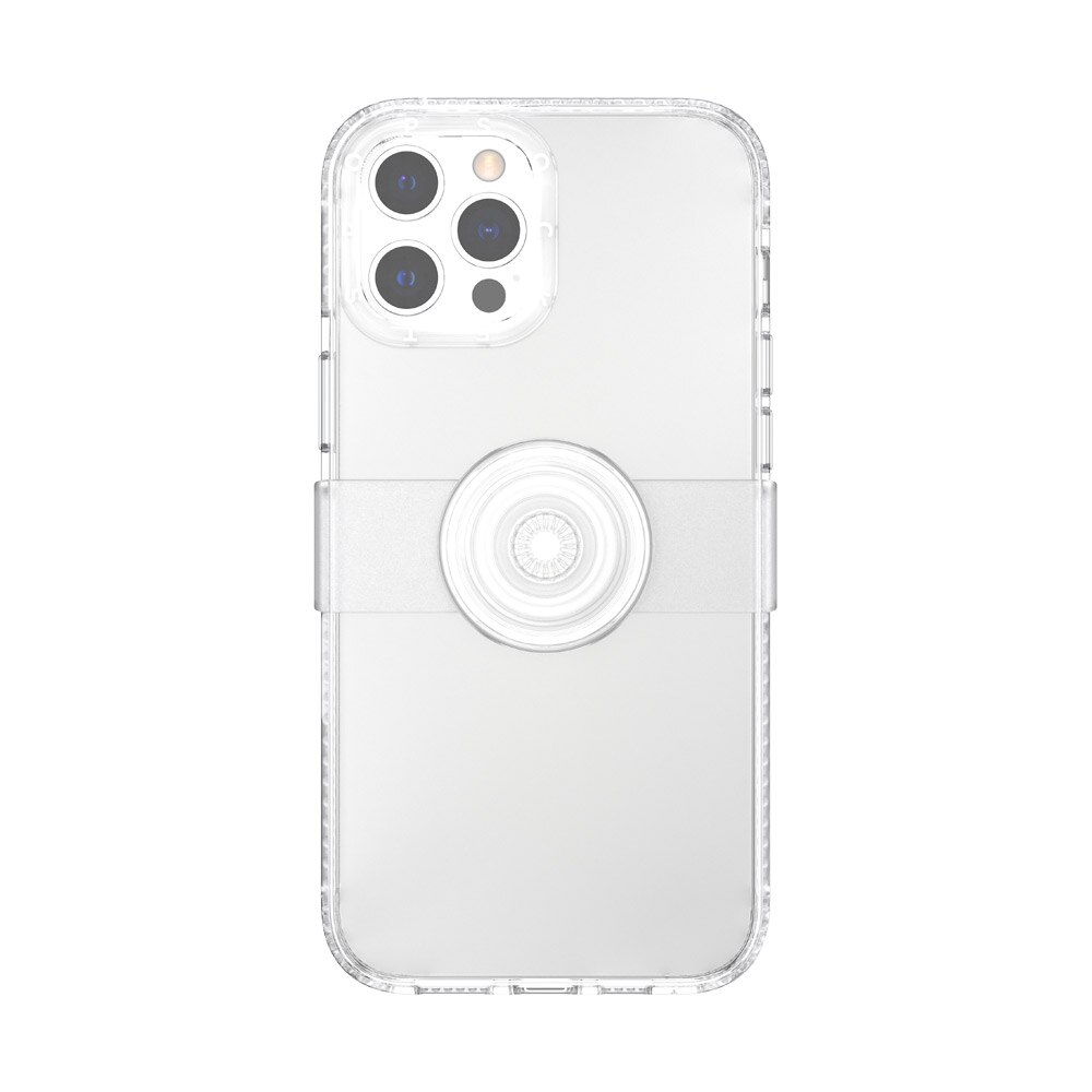 Carcasa Popsockets, Popcase Clear, rezistenta la socuri, compatibil cu Iphone 12 Pro Max