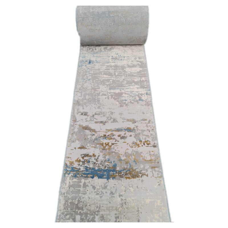 Traversa FLORANCE 80 x 200 Gri/Albastru Deschis US021
