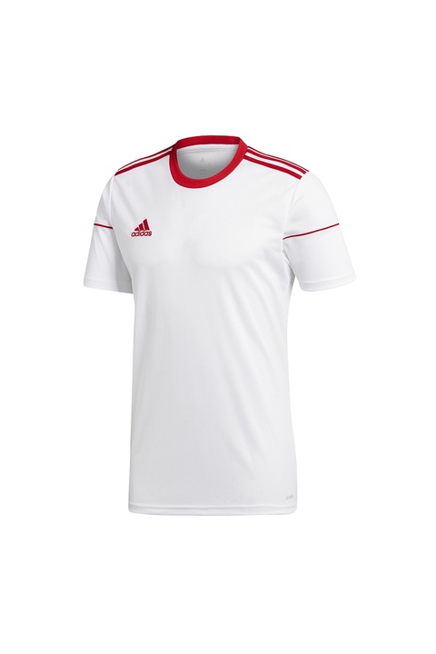 Adidas Squadra 17 póló, poliészter, fehér/piros, M