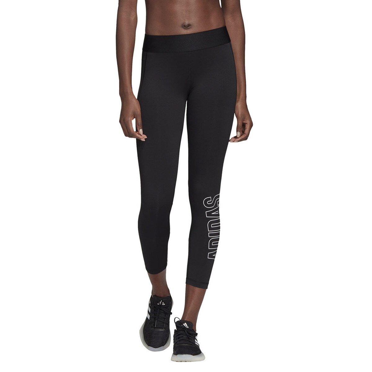 Colanti sport femei Adidas Alphaskin 7/8 Negru