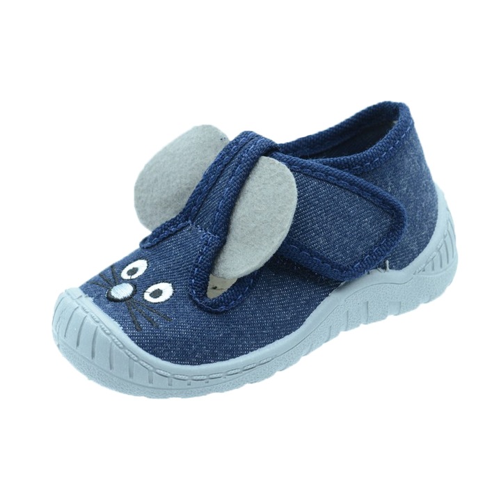 Pantofi din panza pentru baieti 3F F3-8-25, Albastru 27465