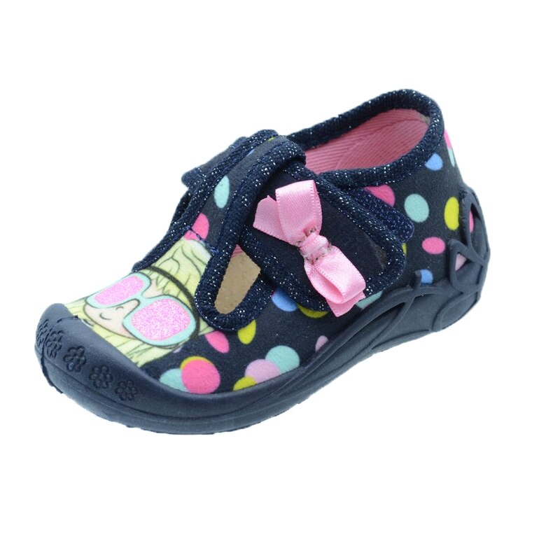 Pantofi din panza pentru fete 3F F3-7-20, Multicolor 27459