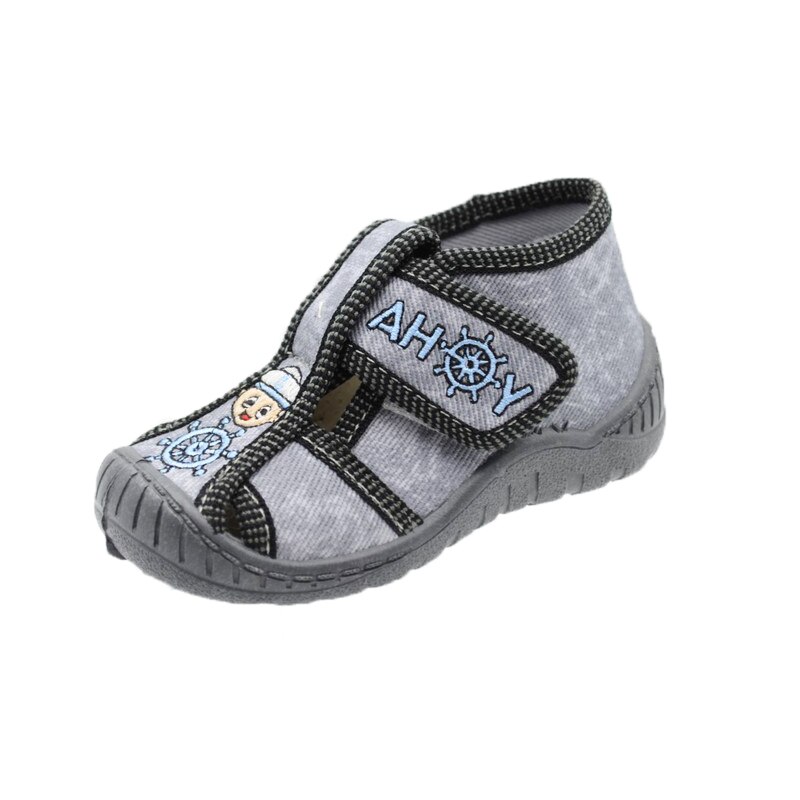 Pantofi pentru baieti 3F 3FP-3, Gri 28832