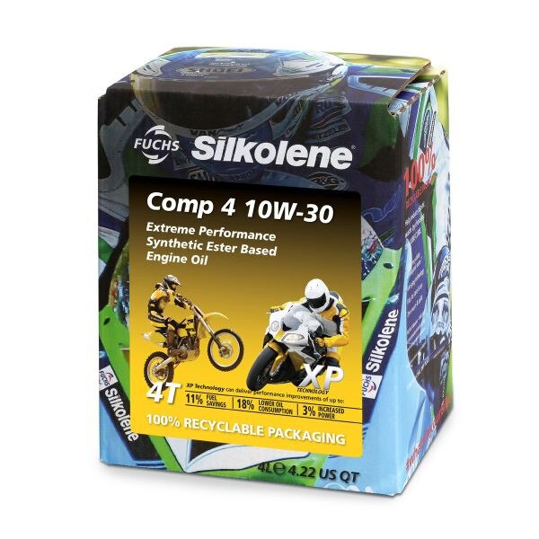 Ulei motor Silkolene Comp 4 10W30 XP 4L Cube
