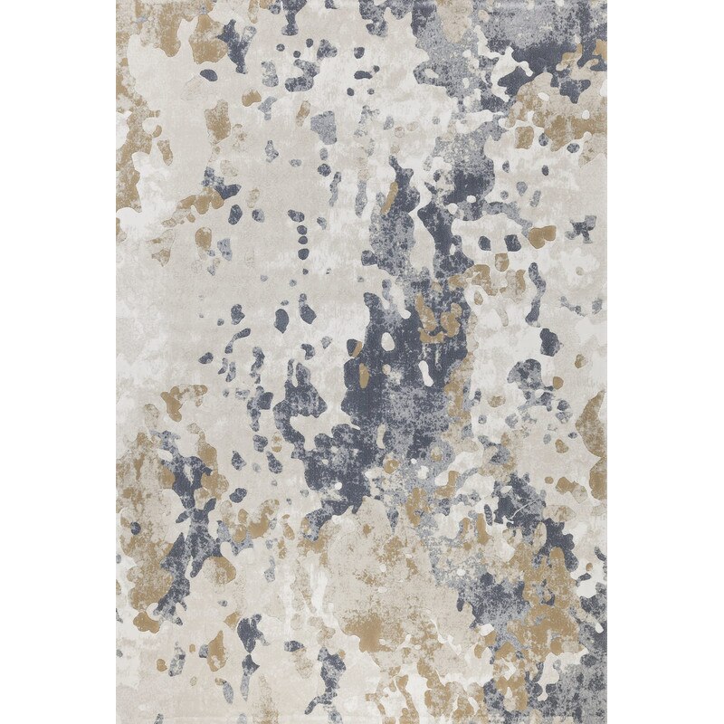 Covor NEWBURY 80 x 150 Crem/Albastru Marin 33192A