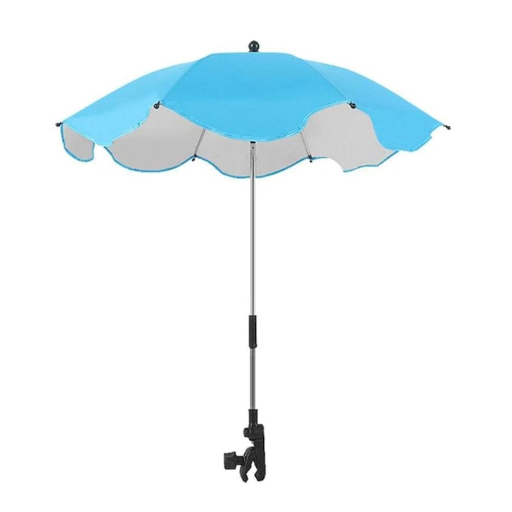 Esernyő babakocsihoz, Bebumi, kék, 65.5 cm