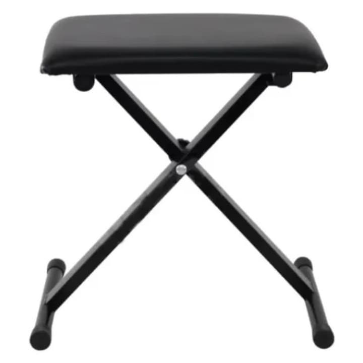 Scaun pentru Orga, At Performance, cu Inaltime Reglabila, Confort Sporit, Design Stabil, 52 / 55 / 57 cm, Pliabil, Usor de Depozitat, Protectie Podea, Negru