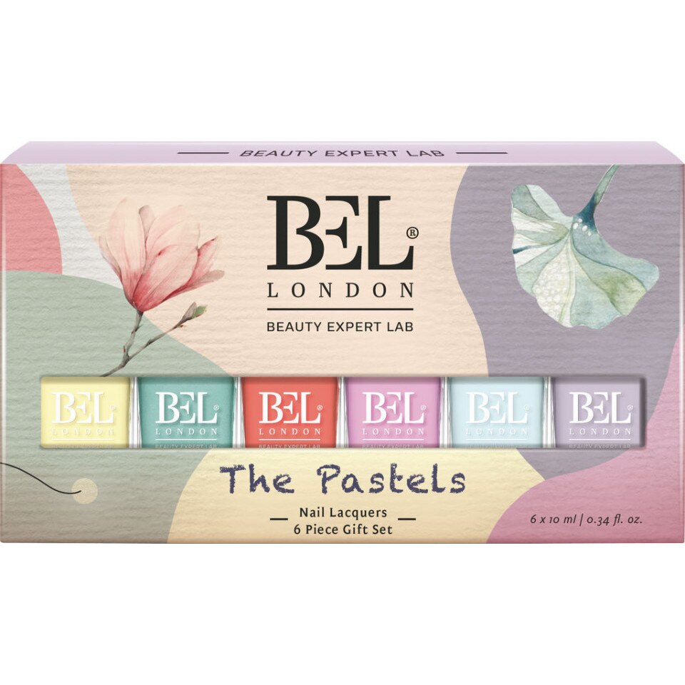 Set oja de unghii The Pastels, Bel London, 6 x 10 ml