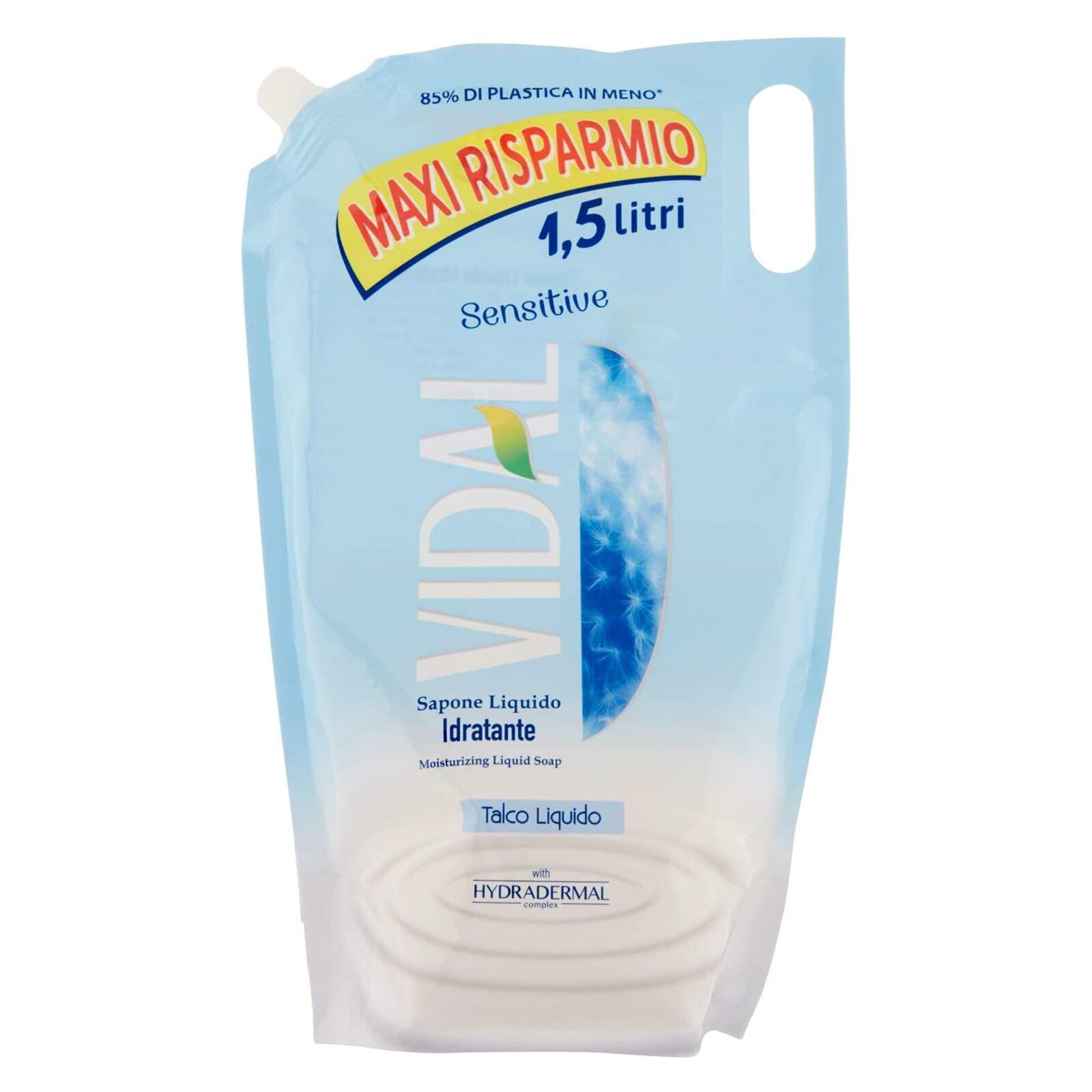 Sapun Lichid Sensitive Talco Vidal, 1.5L