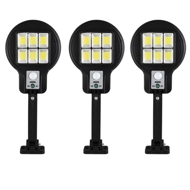 3 db napelemes lámpa szett, 48 x LED, 3 üzemmód, ON/OFF gomb CL182-6 K KATHODE