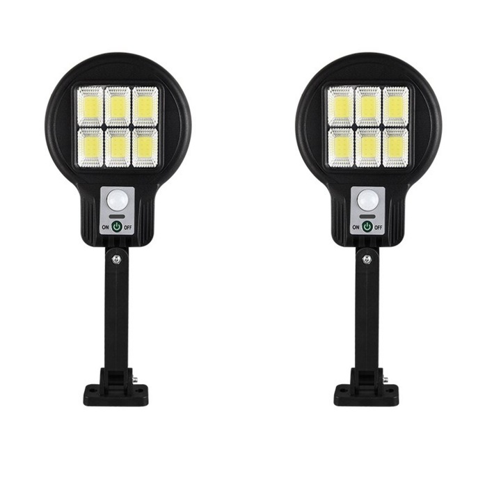 2 db napelemes lámpa szett, 48 x LED, 3 üzemmód, ON/OFF gomb CL182-6 K KATHODE