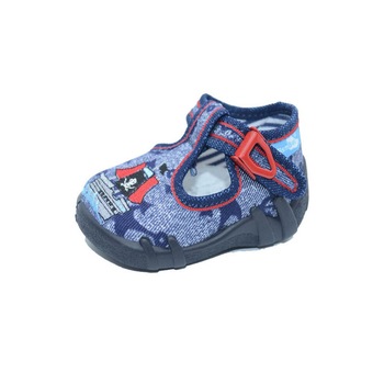 Pantofi profilactici din panza pentru baieti Renbut RBTB30AL, Albastru 20 EU Pantofi profilactici din panza pentru baieti Renbut RBTB30AL, Albastru 20 EU