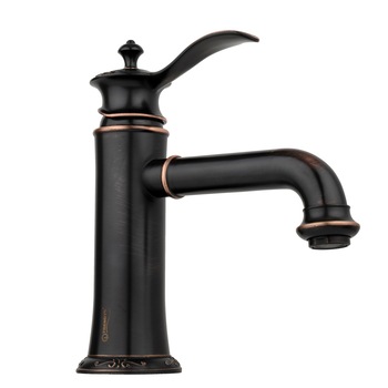 Baterie lavoar TRENDY'S, montare chiuveta baie , negru antichizat cu broderie Baterie lavoar TRENDY'S, montare chiuveta baie , negru antichizat cu broderie