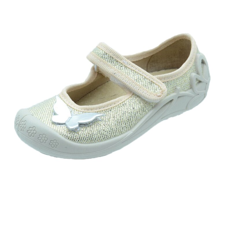 Pantofi pentru fete 3F F3-5, Auriu 27444