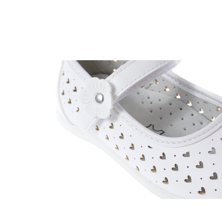 Pantofi fete Apawwa HC610-32, Alb 32 EU