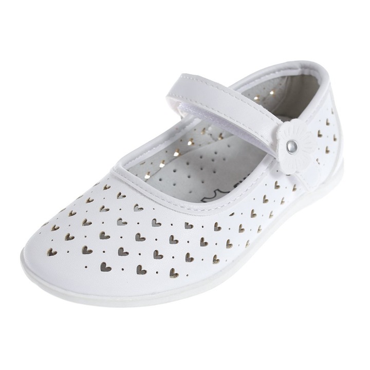 Pantofi fete Apawwa HC610-32, Alb 32 EU