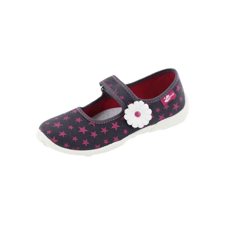 Pantofi profilactica din panza pentru fete Renbut RBTF34G-29, Gri 11661