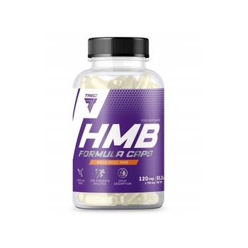 Supliment nutritiv fitness Trec Nutrition HMB Formula, 120 capsule Supliment nutritiv fitness Trec Nutrition HMB Formula, 120 capsule