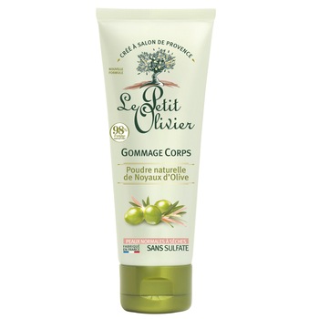 Scrub Le petit olivier pentru exfoliere corp cu ulei de masline, 200 ml Scrub Le petit olivier pentru exfoliere corp cu ulei de masline, 200 ml