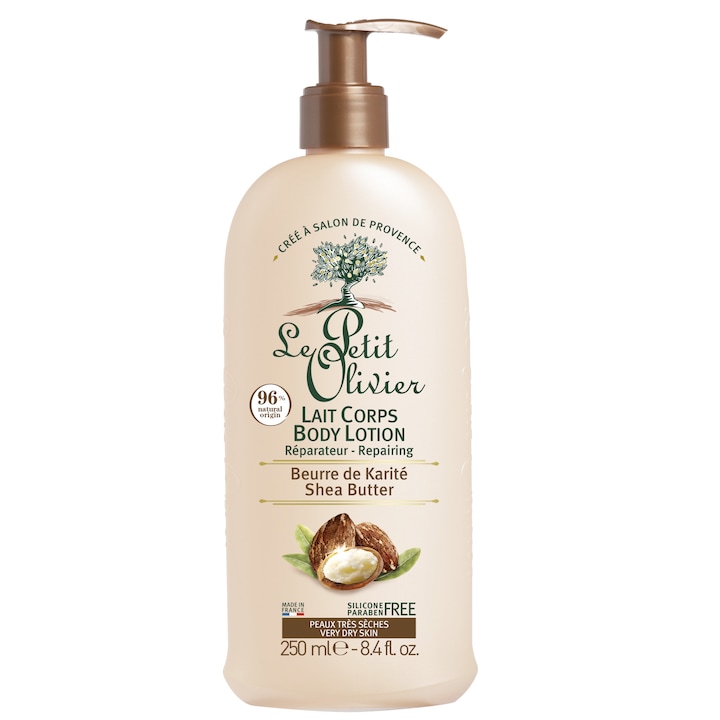 Lotiune pentru corp Le petit olivier cu shea, 250 ml