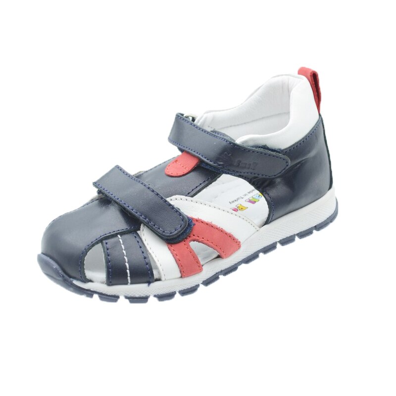 Sandale ortopedice pentru baieti Small Foot SSMFF15-25, Bleumarin 31204