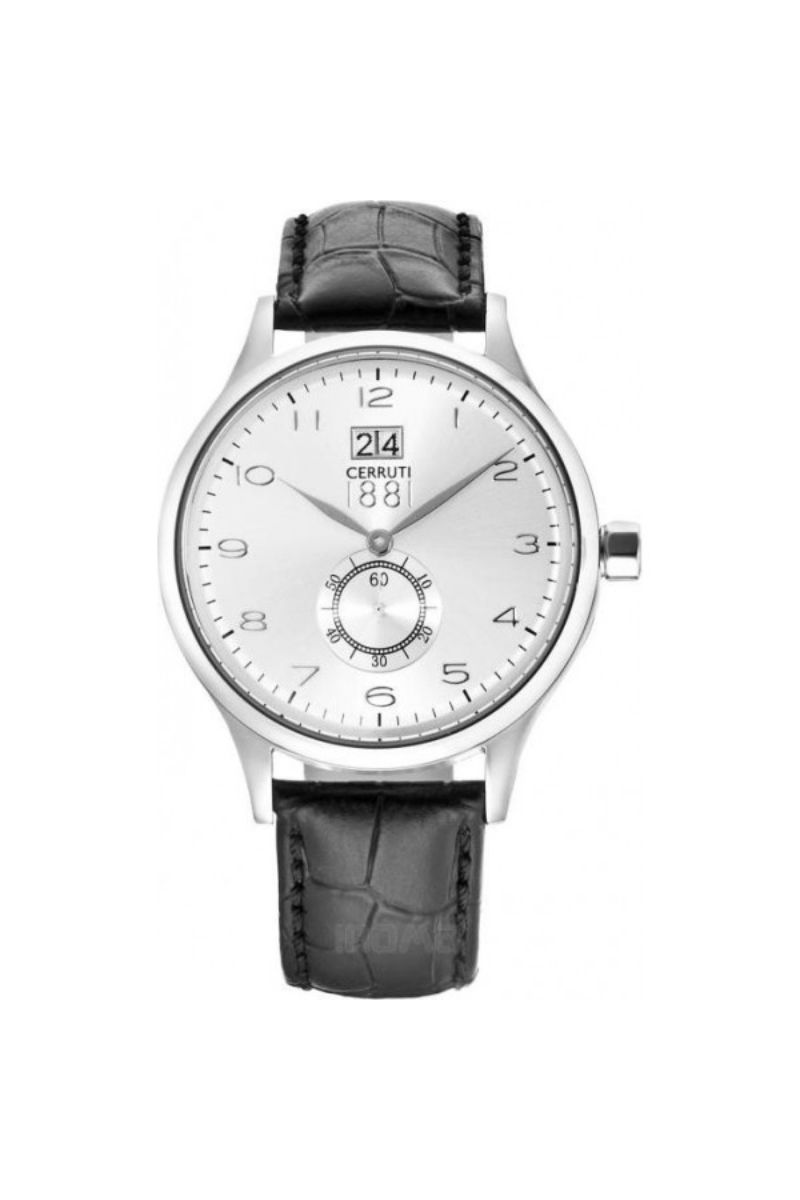 Ceas barbatesc Cerruti, CRA102A252K, Negru/Argintiu