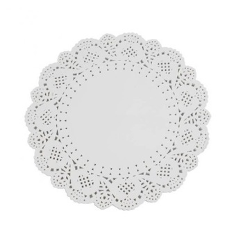 Set 100 Hartii Dantelate pentru Tort Misavan, Diametru 10 cm Set 100 Hartii Dantelate pentru Tort Misavan, Diametru 10 cm