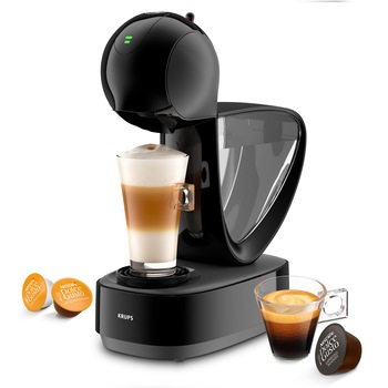 Espressor cu capsule Krups NESCAFÉ® Dolce Gusto® Infinissima Touch KP270A10, 15 bari, capacitate rezervor 1.2L, 35 de retete, ecran LED, Negru Espressor cu capsule Krups NESCAFÉ® Dolce Gusto® Infinissima Touch KP270A10, 15 bari, capacitate rezervor 1.2L, 35 de retete, ecran LED, Negru
