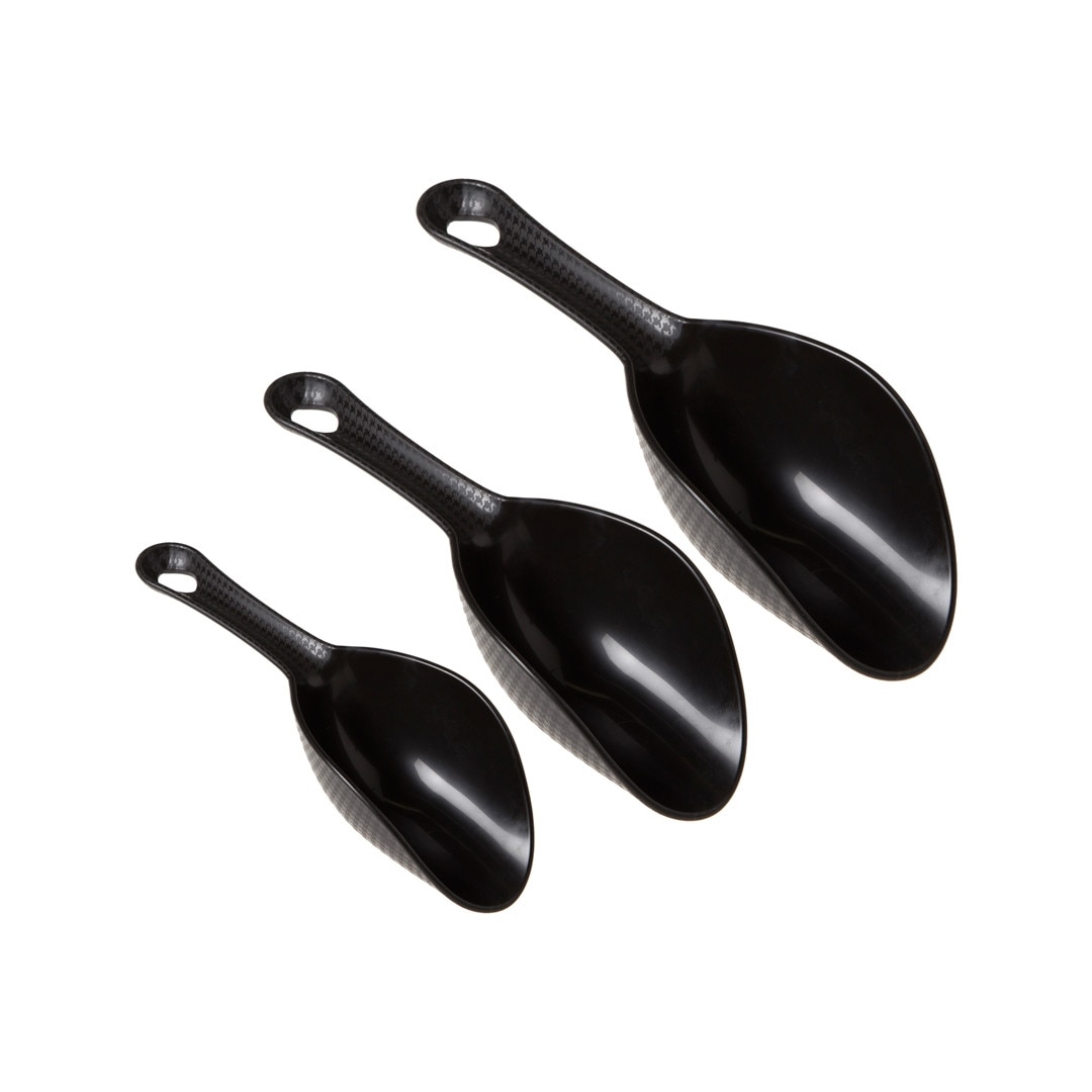 Set 3 cupe TURTLES SCOOPS Epoca, Negru